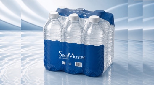 SeaMaster bottled water shrink film package