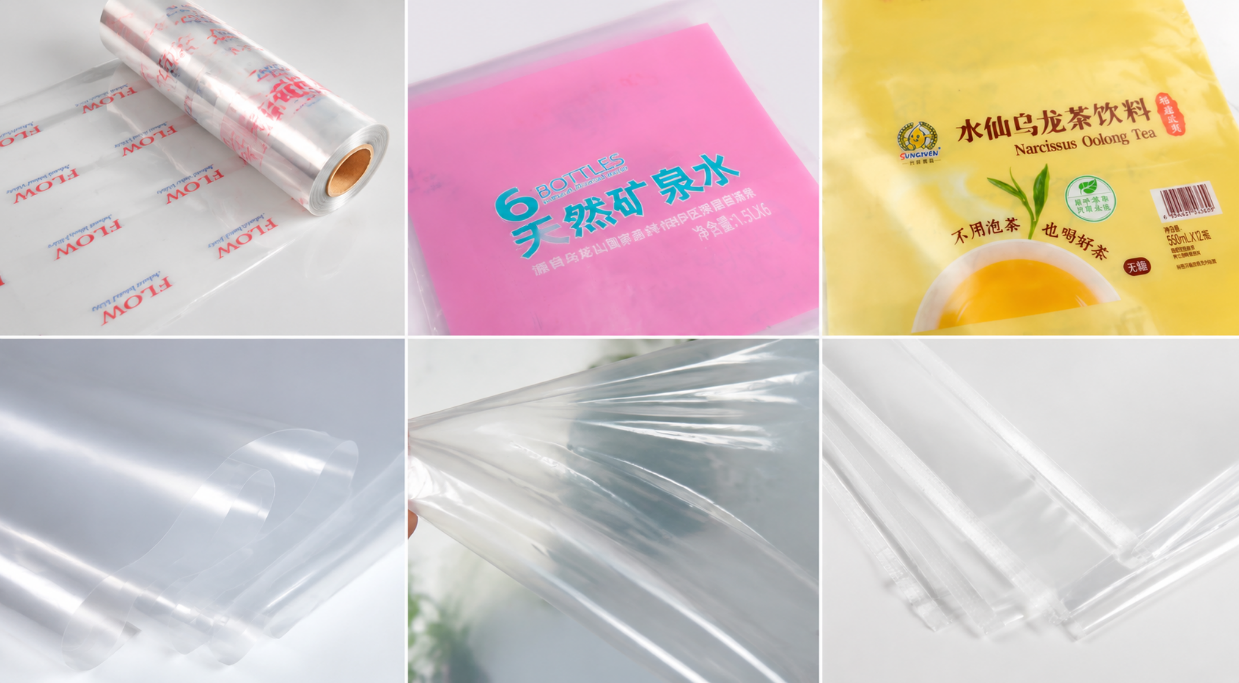 Plastic packaging film technical overview diagram